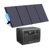 BLUETTI EB55 700W/537Wh Portable Power Station with PV120 120W Foldable Solar Panel