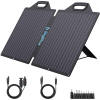 Big Blue 100 watt Portable Solar Panels with Kickstand Good For Outdoor Camping and Emergencies Raleigh Durham 