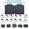 Big Blue 100 watt Portable Solar Panels with Kickstand Good For Outdoor Camping and Emergencies Raleigh Durham 