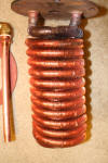Copper Coil Hot Water Heat Exchanger Raleigh NC Douglas Hartley  
